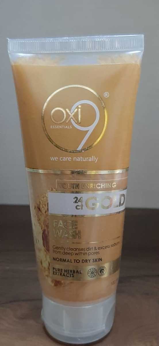 OXI9 24CT GOLD FACE WASH